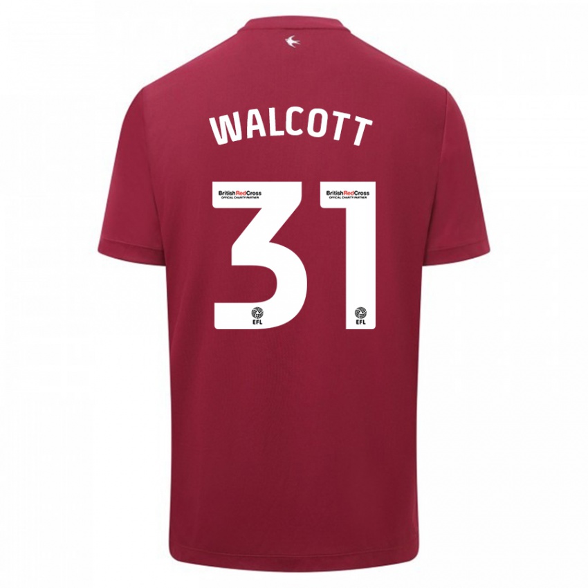 Kinder Malachi Fagan Walcott #31 Rot Auswärtstrikot Trikot 2023/24 T-Shirt Schweiz