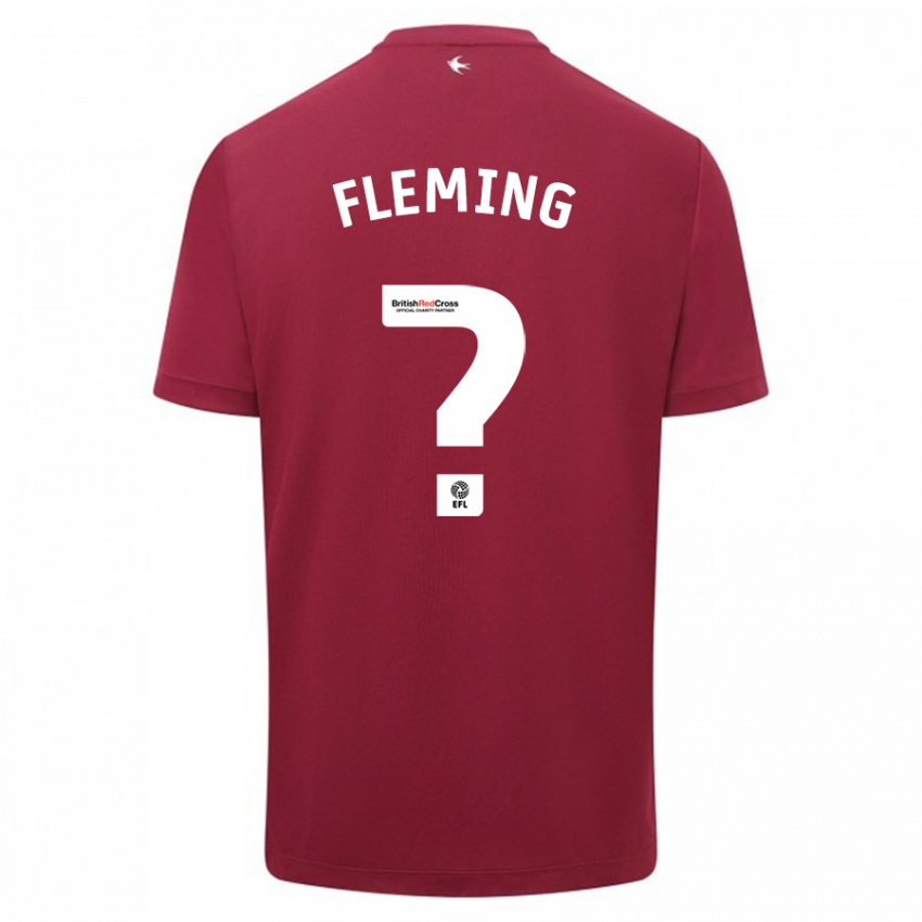 Kinder Cole Fleming #0 Rot Auswärtstrikot Trikot 2023/24 T-Shirt Schweiz