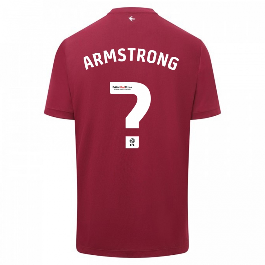 Kinder Luke Armstrong #0 Rot Auswärtstrikot Trikot 2023/24 T-Shirt Schweiz