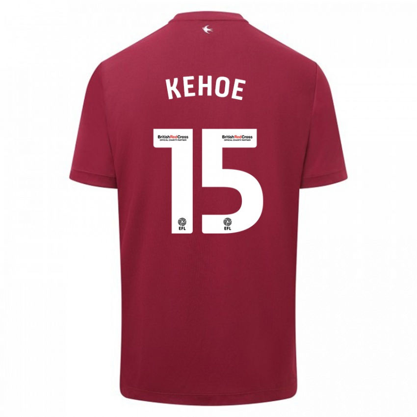 Kinder Molly Kehoe #15 Rot Auswärtstrikot Trikot 2023/24 T-Shirt Schweiz