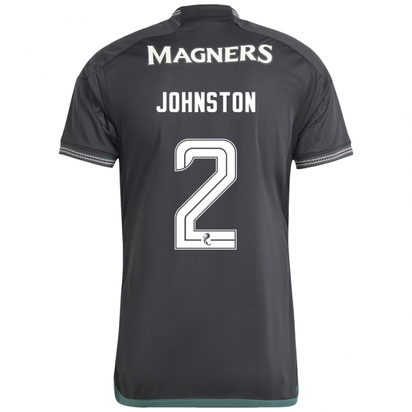 Kinder Alistair Johnston #2 Schwarz Auswärtstrikot Trikot 2023/24 T-Shirt Schweiz