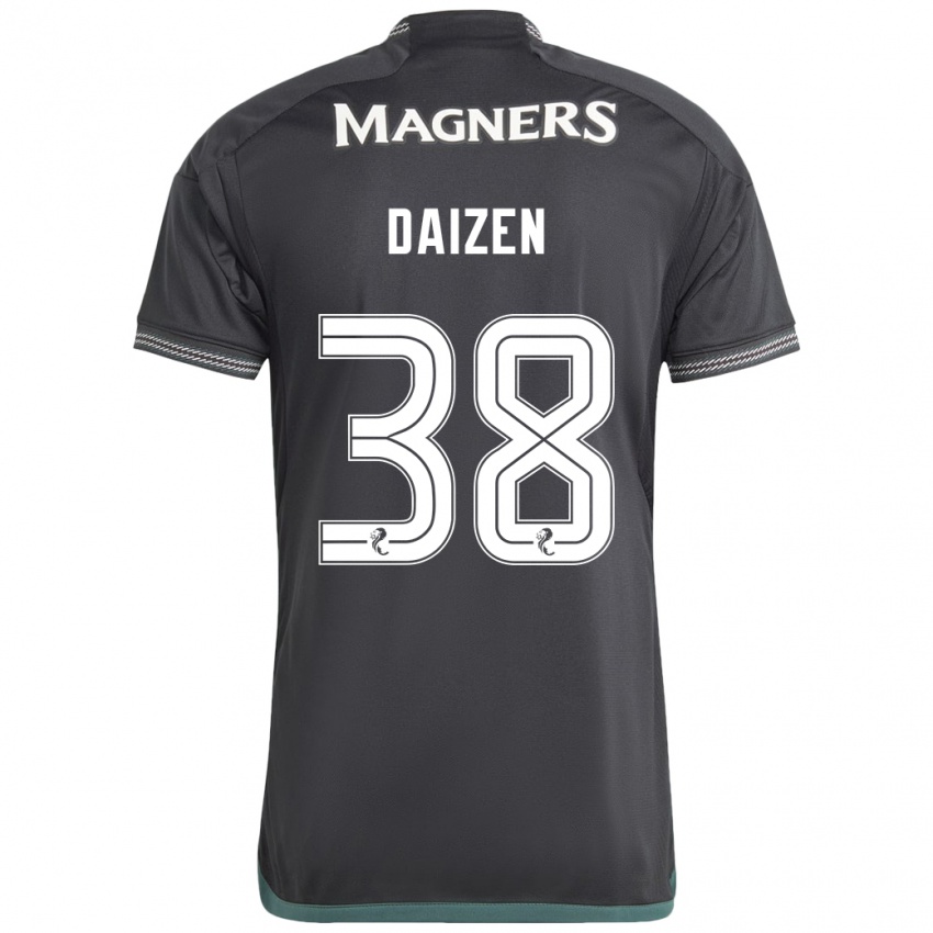 Kinder Daizen Maeda #38 Schwarz Auswärtstrikot Trikot 2023/24 T-Shirt Schweiz