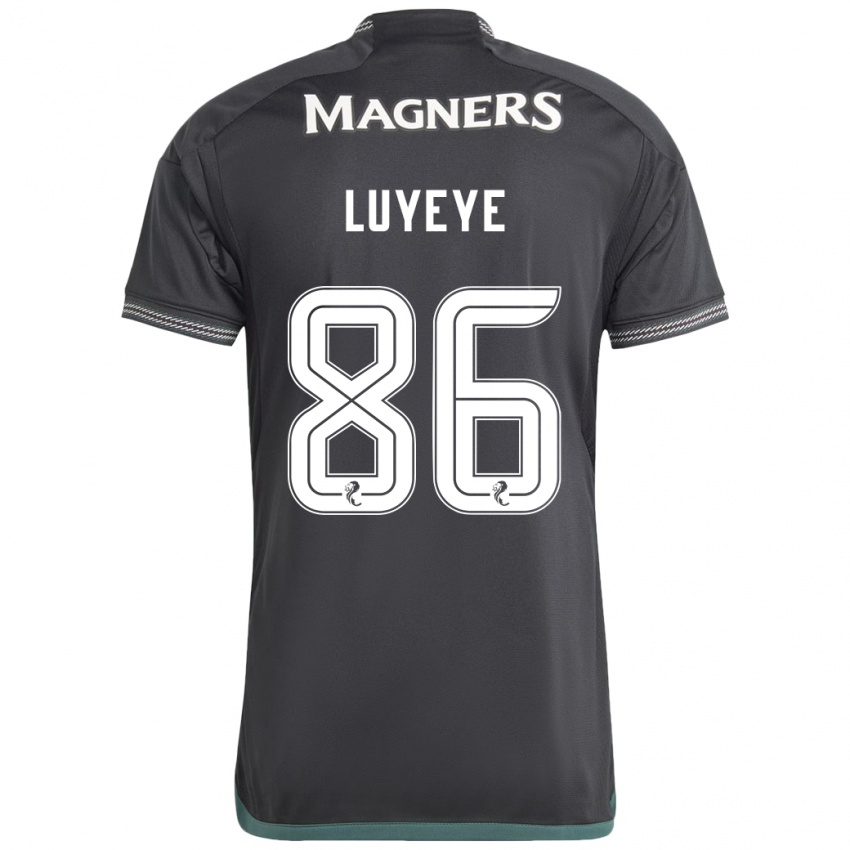 Kinder Benny-Jackson Luyeye #86 Schwarz Auswärtstrikot Trikot 2023/24 T-Shirt Schweiz