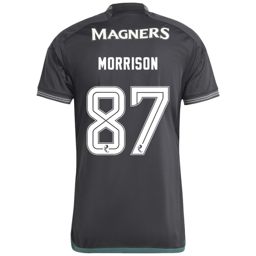 Kinder Joe Morrison #87 Schwarz Auswärtstrikot Trikot 2023/24 T-Shirt Schweiz