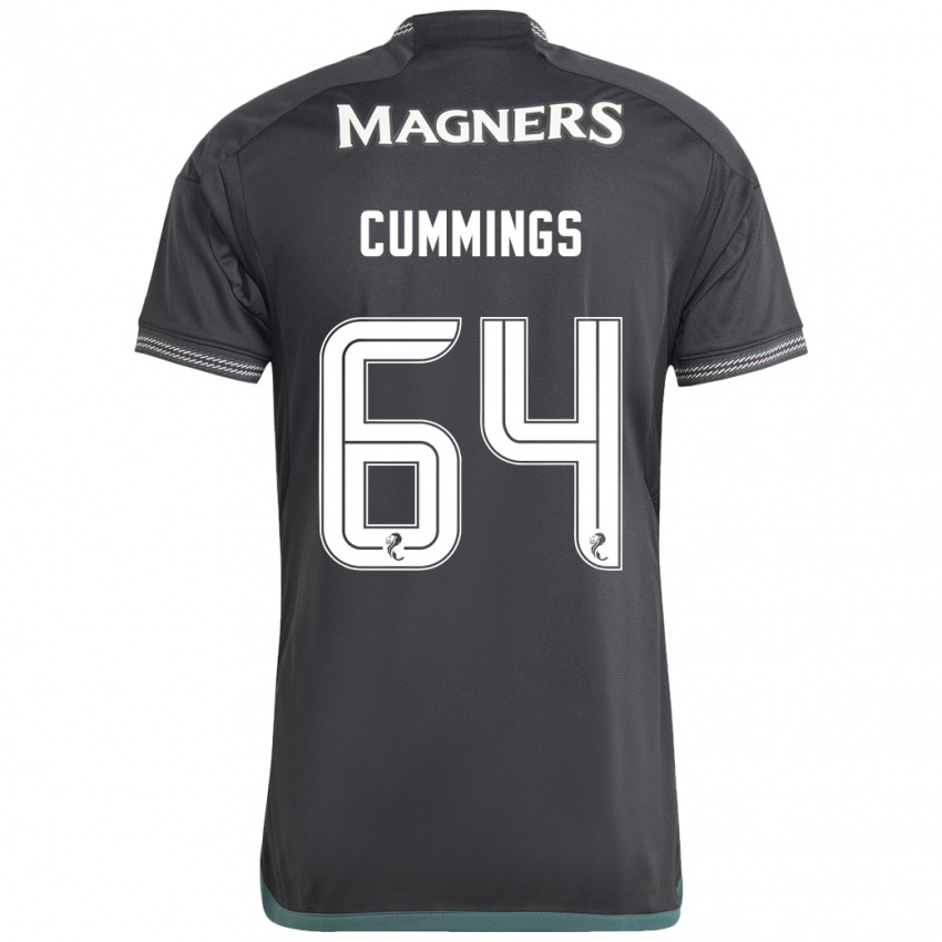 Kinder Daniel Cummings #64 Schwarz Auswärtstrikot Trikot 2023/24 T-Shirt Schweiz