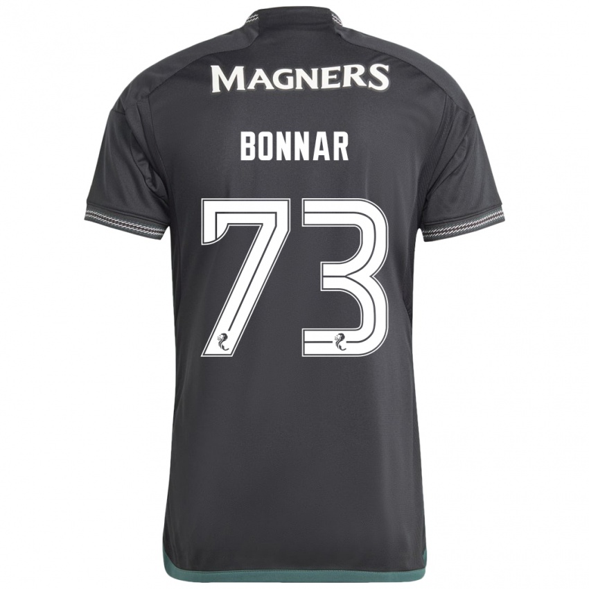 Kinder Jude Bonnar #73 Schwarz Auswärtstrikot Trikot 2023/24 T-Shirt Schweiz