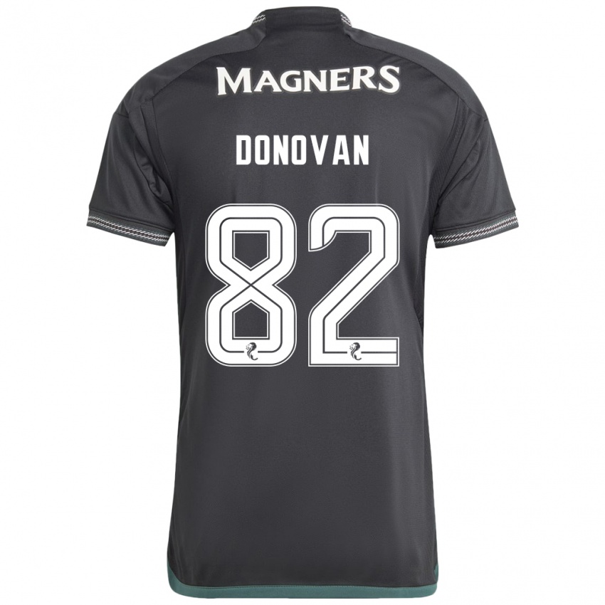 Kinder Colby Donovan #82 Schwarz Auswärtstrikot Trikot 2023/24 T-Shirt Schweiz