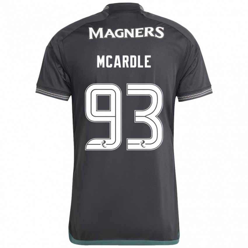 Kinder Sean Mcardle #93 Schwarz Auswärtstrikot Trikot 2023/24 T-Shirt Schweiz