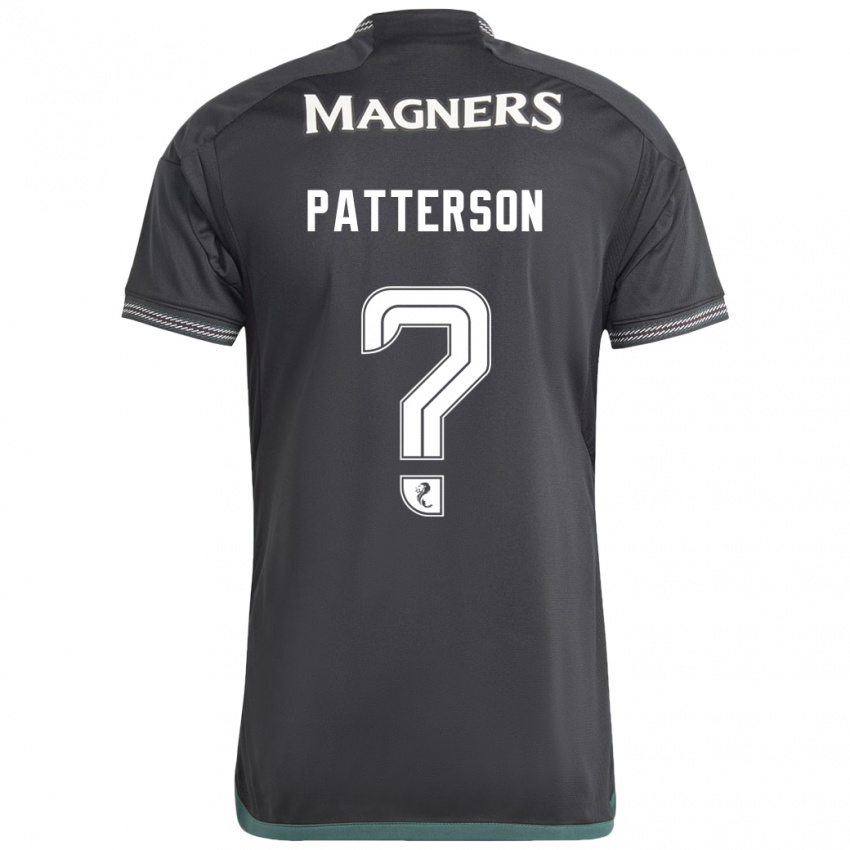 Kinder Cameron Patterson #0 Schwarz Auswärtstrikot Trikot 2023/24 T-Shirt Schweiz