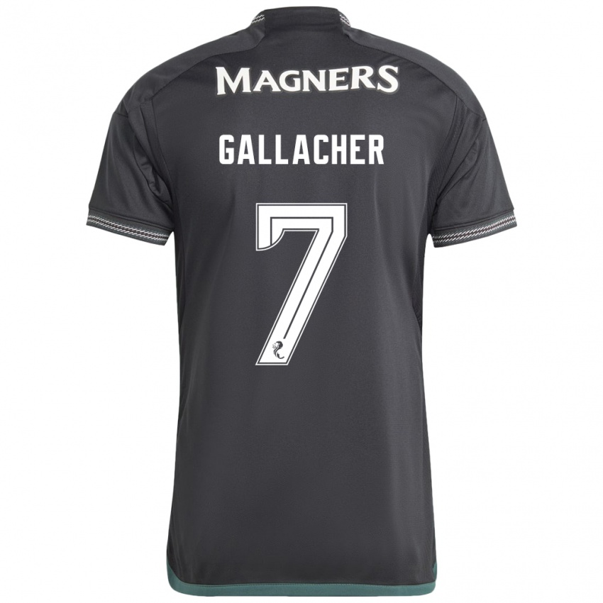 Kinder Amy Gallacher #7 Schwarz Auswärtstrikot Trikot 2023/24 T-Shirt Schweiz