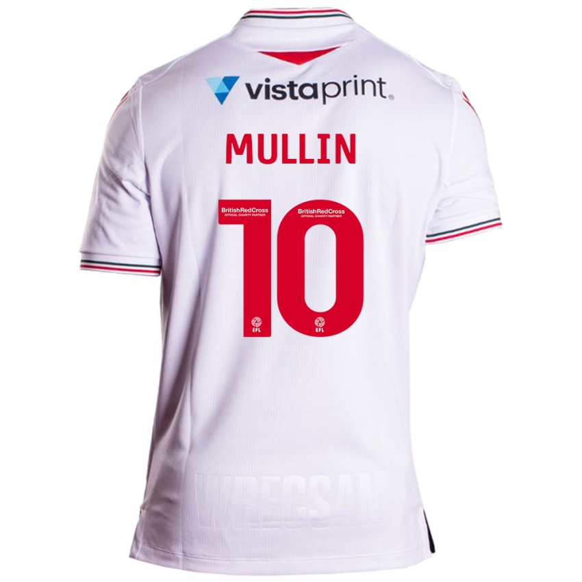 Kinder Paul Mullin #10 Weiß Auswärtstrikot Trikot 2023/24 T-Shirt Schweiz