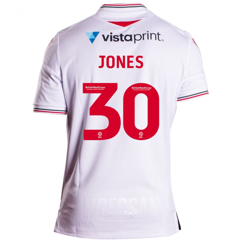 Kinder James Jones #30 Weiß Auswärtstrikot Trikot 2023/24 T-Shirt Schweiz