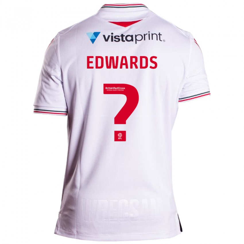 Kinder Callum Edwards #0 Weiß Auswärtstrikot Trikot 2023/24 T-Shirt Schweiz