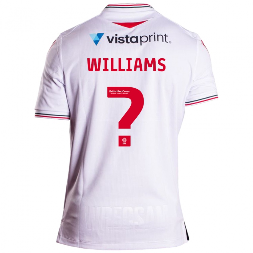 Kinder Sam Williams #0 Weiß Auswärtstrikot Trikot 2023/24 T-Shirt Schweiz