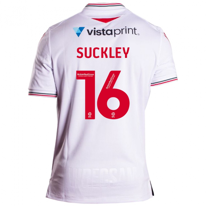 Kinder Ava Suckley #16 Weiß Auswärtstrikot Trikot 2023/24 T-Shirt Schweiz