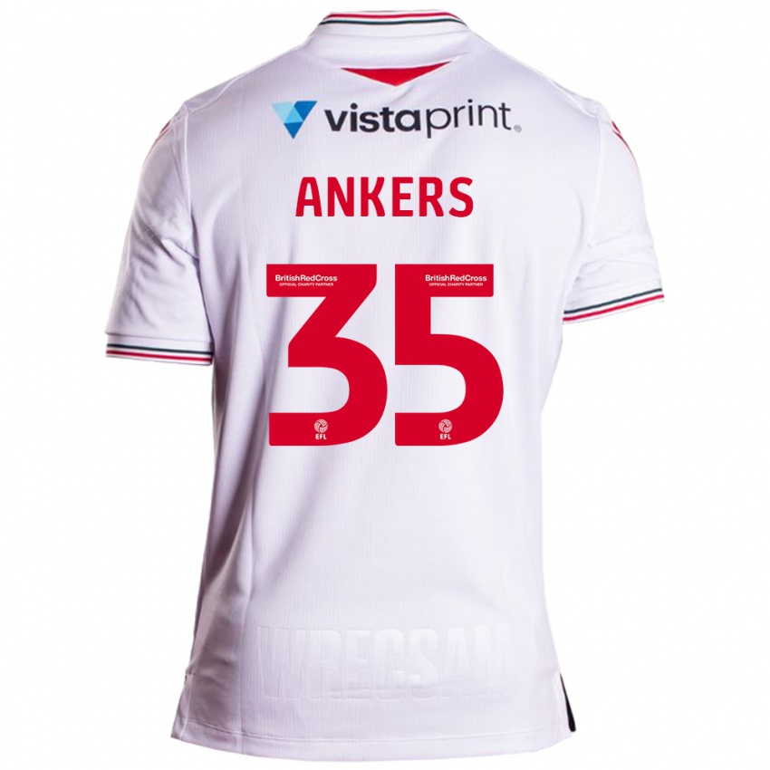 Kinder Chloe Ankers #35 Weiß Auswärtstrikot Trikot 2023/24 T-Shirt Schweiz