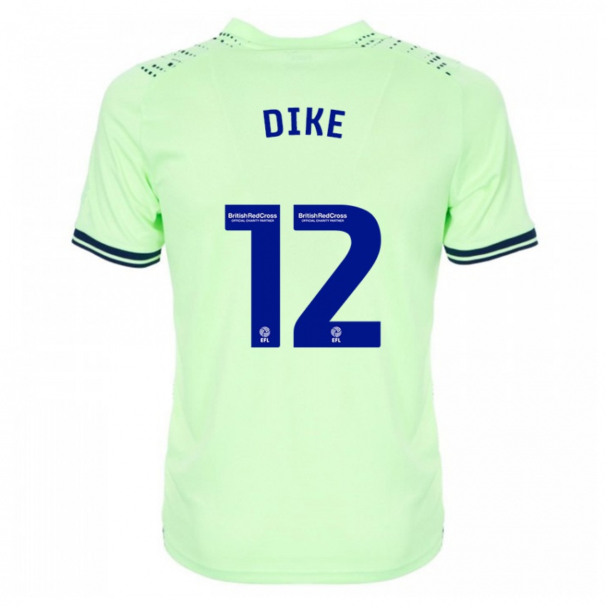 Kinder Daryl Dike #12 Marine Auswärtstrikot Trikot 2023/24 T-Shirt Schweiz