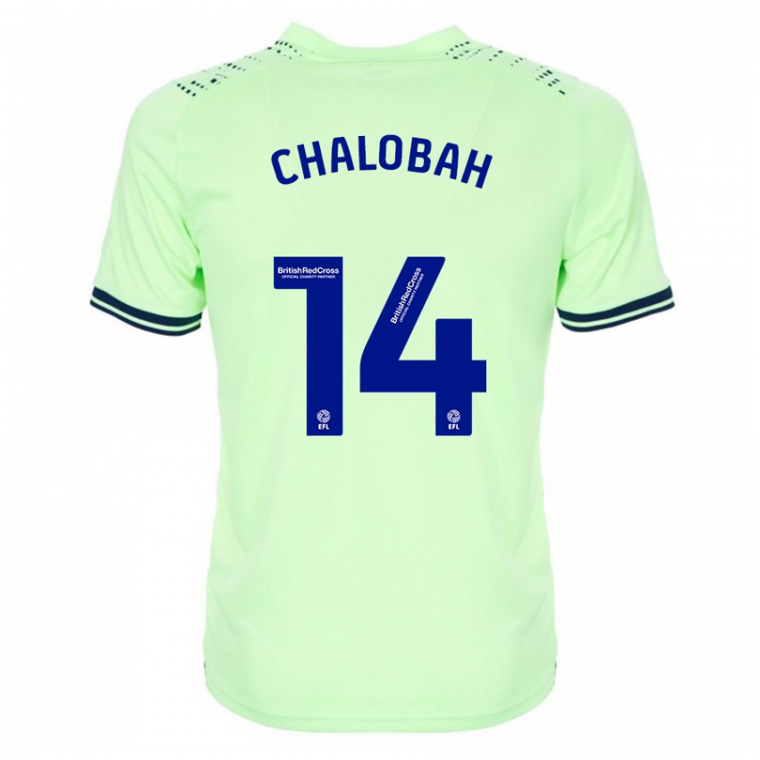 Kinder Nathaniel Chalobah #14 Marine Auswärtstrikot Trikot 2023/24 T-Shirt Schweiz