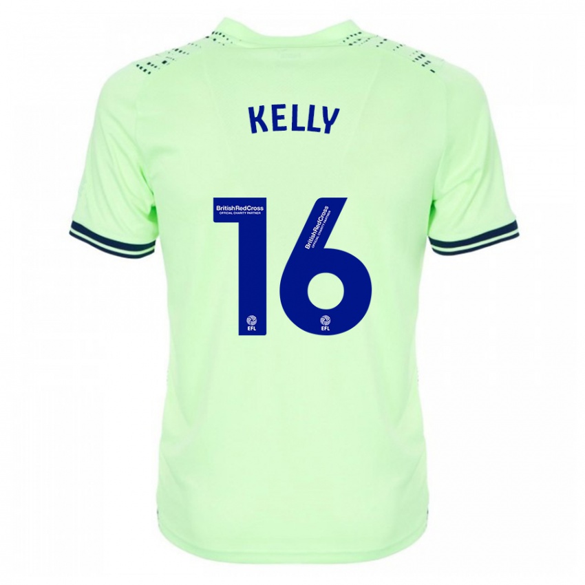 Kinder Martin Kelly #16 Marine Auswärtstrikot Trikot 2023/24 T-Shirt Schweiz