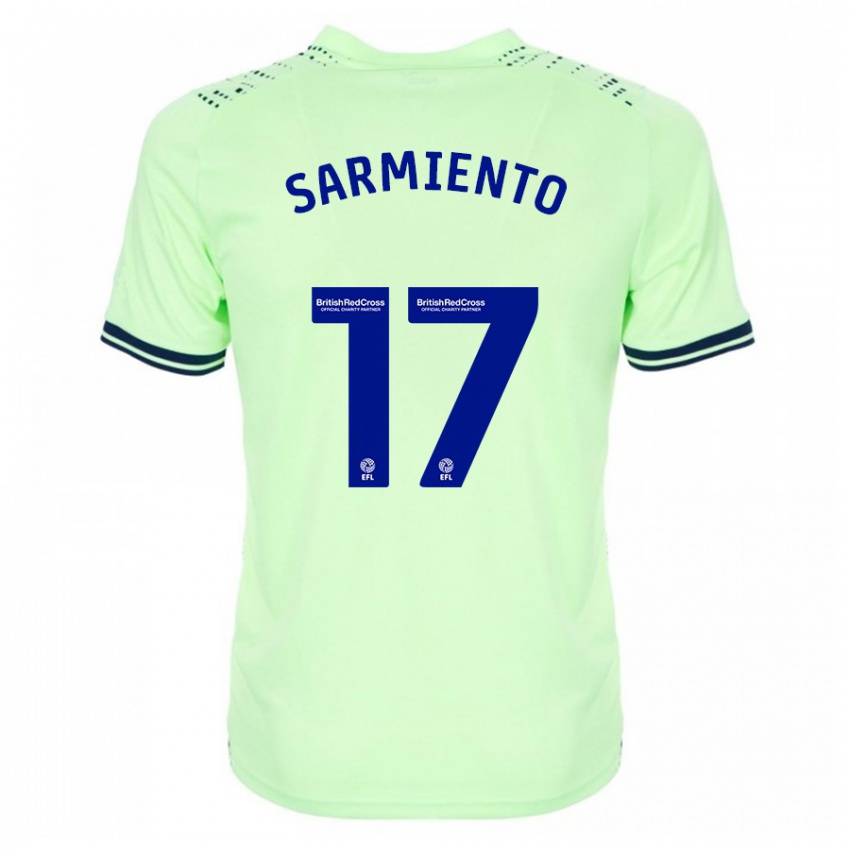 Kinder Jeremy Sarmiento #17 Marine Auswärtstrikot Trikot 2023/24 T-Shirt Schweiz