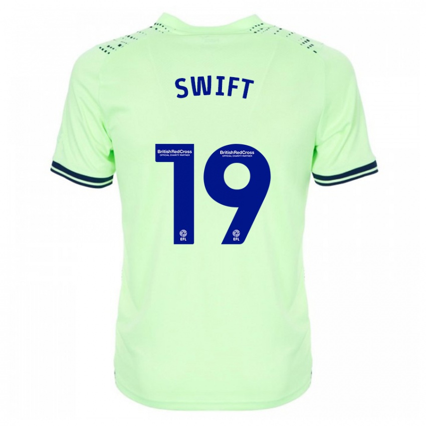 Kinder John Swift #19 Marine Auswärtstrikot Trikot 2023/24 T-Shirt Schweiz