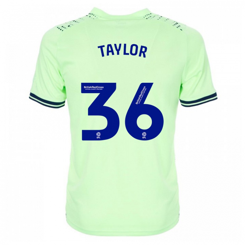 Kinder Caleb Taylor #36 Marine Auswärtstrikot Trikot 2023/24 T-Shirt Schweiz