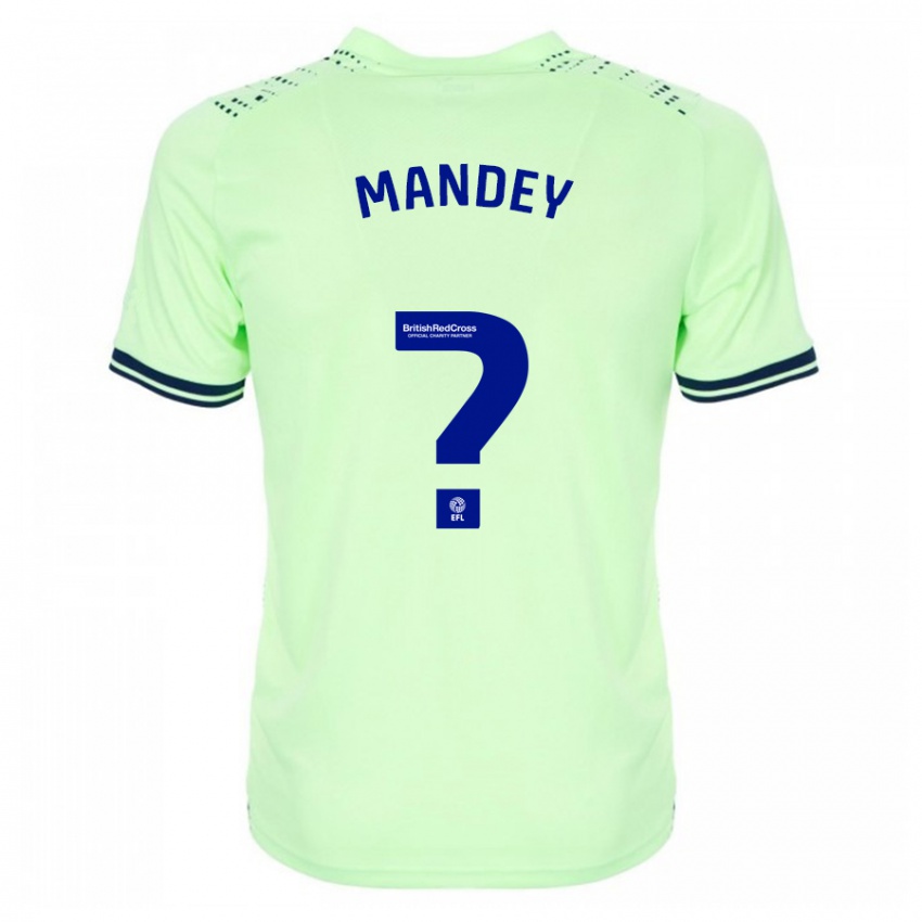 Kinder Souleyman Mandey #0 Marine Auswärtstrikot Trikot 2023/24 T-Shirt Schweiz