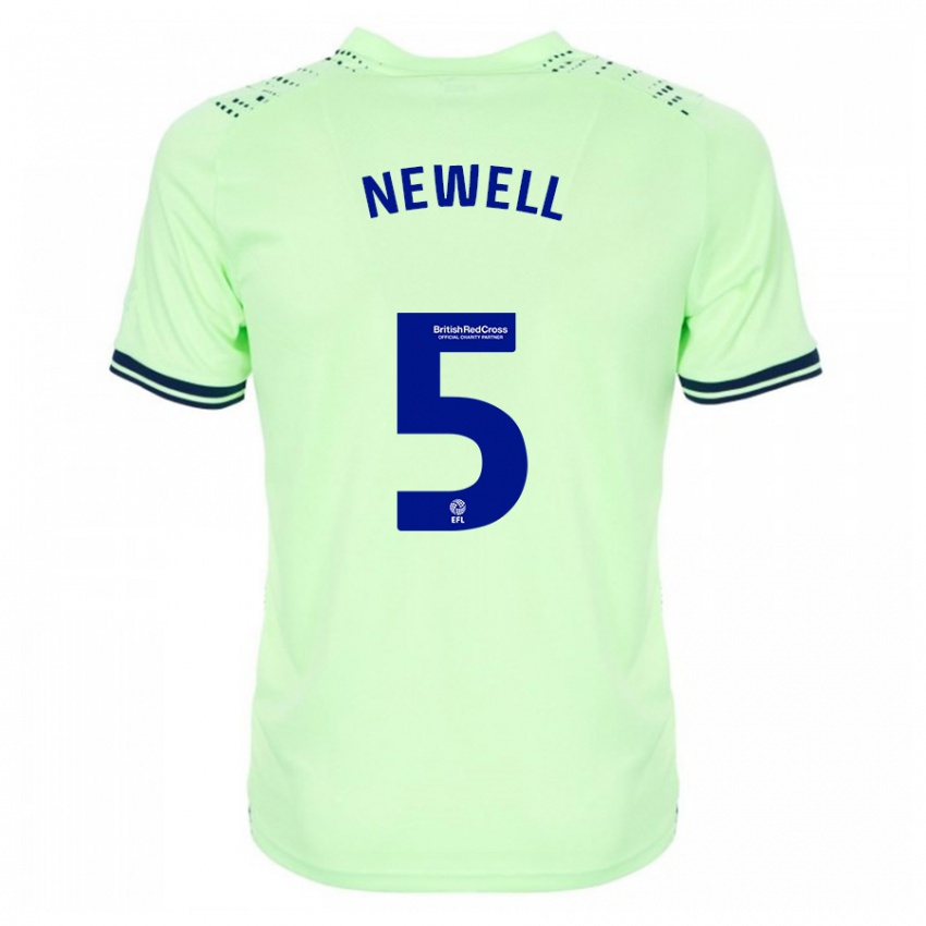 Kinder Lucy Newell #5 Marine Auswärtstrikot Trikot 2023/24 T-Shirt Schweiz