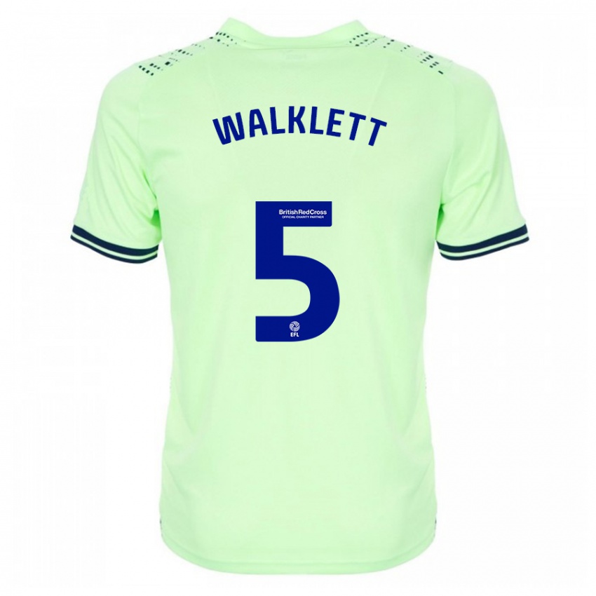 Kinder Kerry Walklett #5 Marine Auswärtstrikot Trikot 2023/24 T-Shirt Schweiz