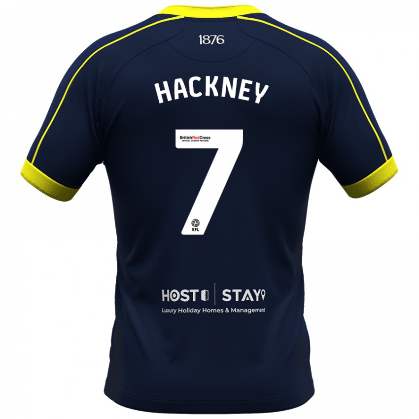 Kinder Hayden Hackney #7 Marine Auswärtstrikot Trikot 2023/24 T-Shirt Schweiz