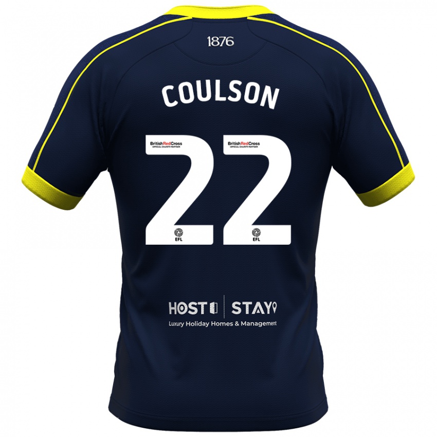 Kinder Hayden Coulson #22 Marine Auswärtstrikot Trikot 2023/24 T-Shirt Schweiz