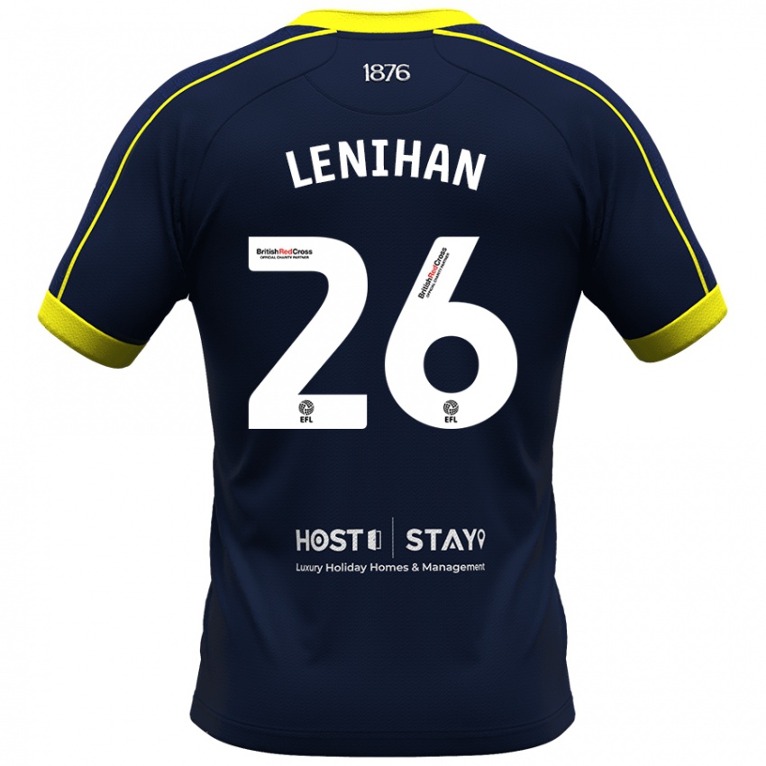 Kinder Darragh Lenihan #26 Marine Auswärtstrikot Trikot 2023/24 T-Shirt Schweiz