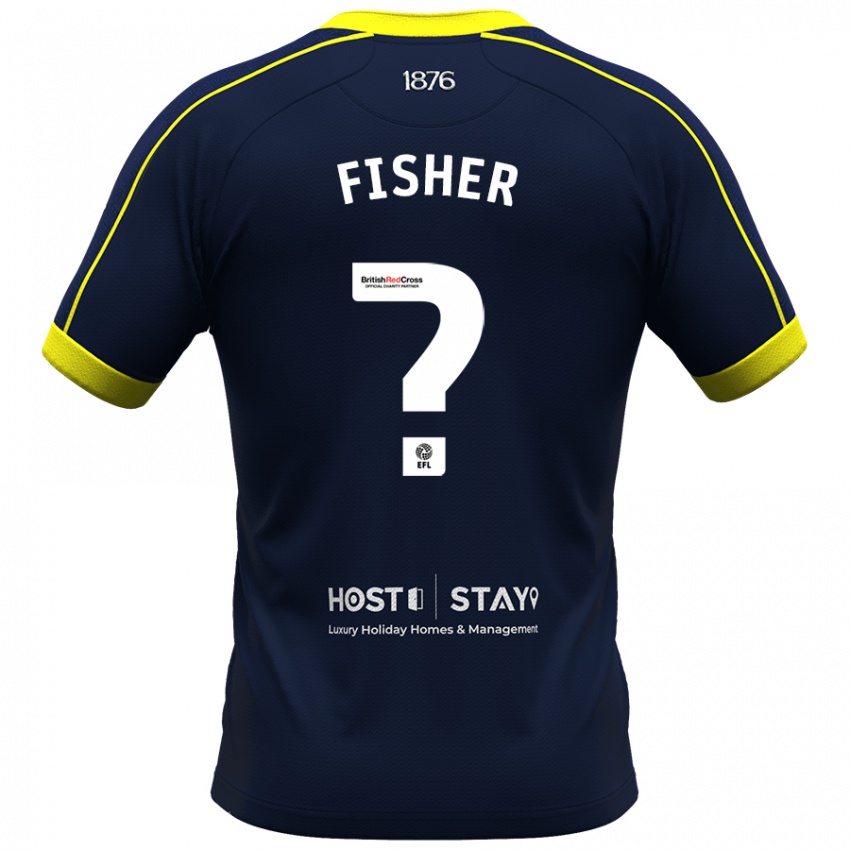 Kinder Nathan Fisher #0 Marine Auswärtstrikot Trikot 2023/24 T-Shirt Schweiz