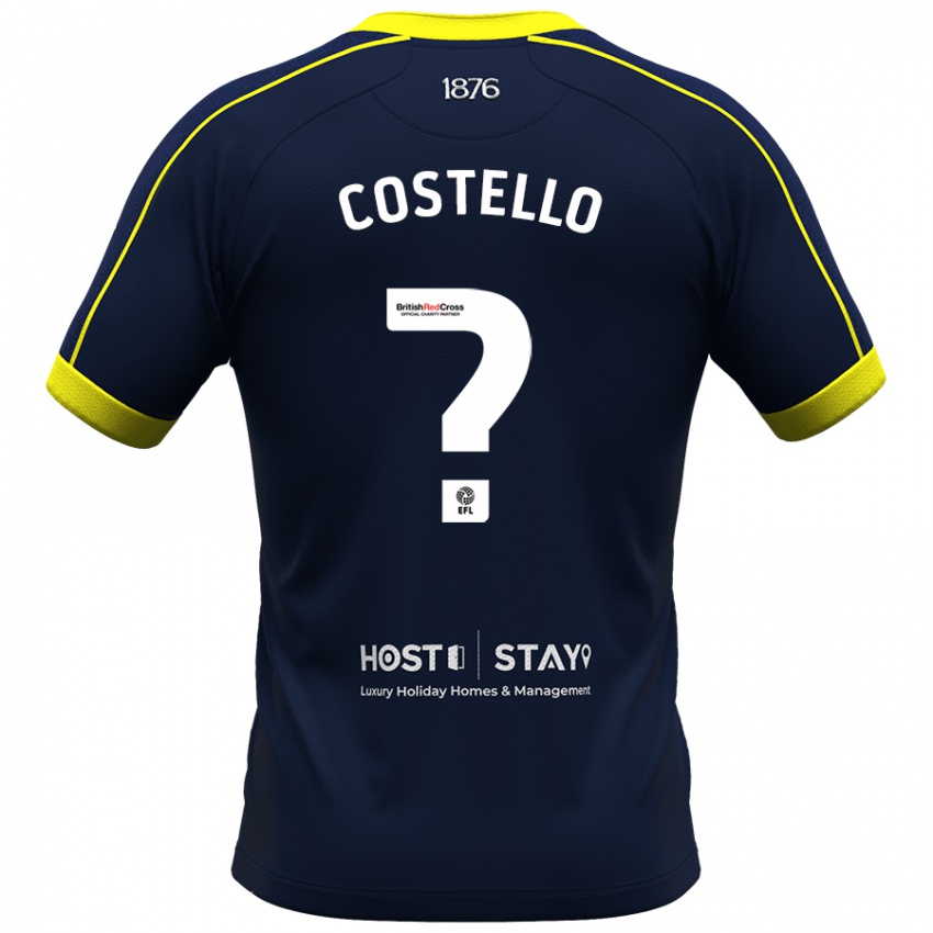 Kinder Jd Costello #0 Marine Auswärtstrikot Trikot 2023/24 T-Shirt Schweiz