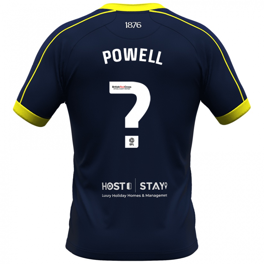 Kinder Rio Patterson-Powell #0 Marine Auswärtstrikot Trikot 2023/24 T-Shirt Schweiz