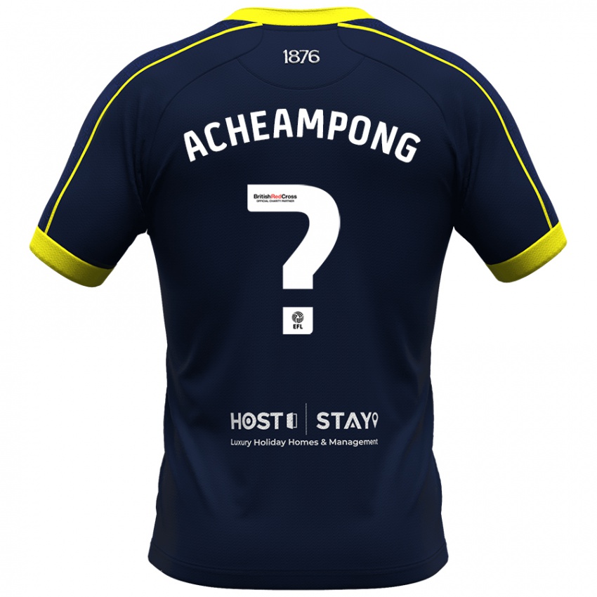 Kinder Prince Acheampong #0 Marine Auswärtstrikot Trikot 2023/24 T-Shirt Schweiz