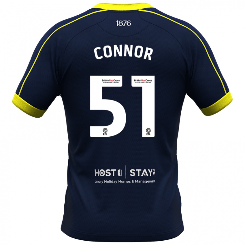 Kinder Shea Connor #51 Marine Auswärtstrikot Trikot 2023/24 T-Shirt Schweiz