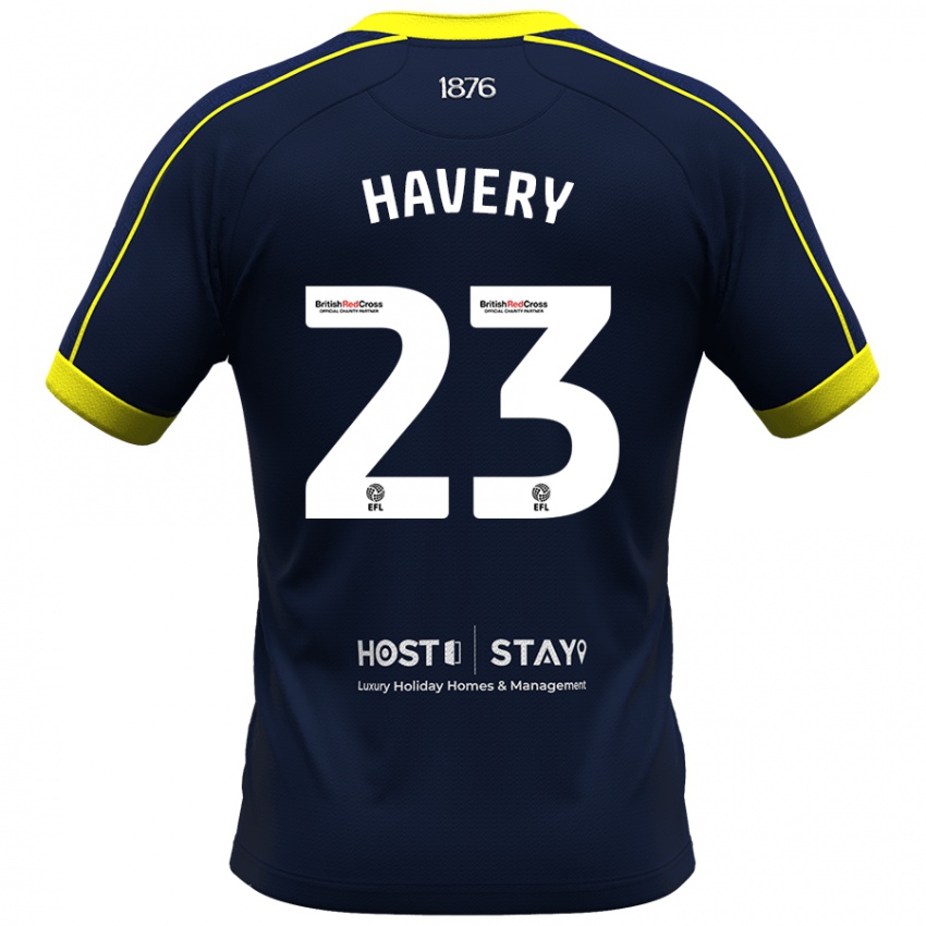 Kinder Nicole Havery #23 Marine Auswärtstrikot Trikot 2023/24 T-Shirt Schweiz