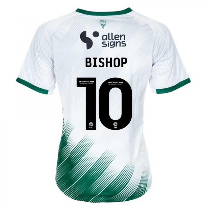 Kinder Teddy Bishop #10 Weiß Auswärtstrikot Trikot 2023/24 T-Shirt Schweiz