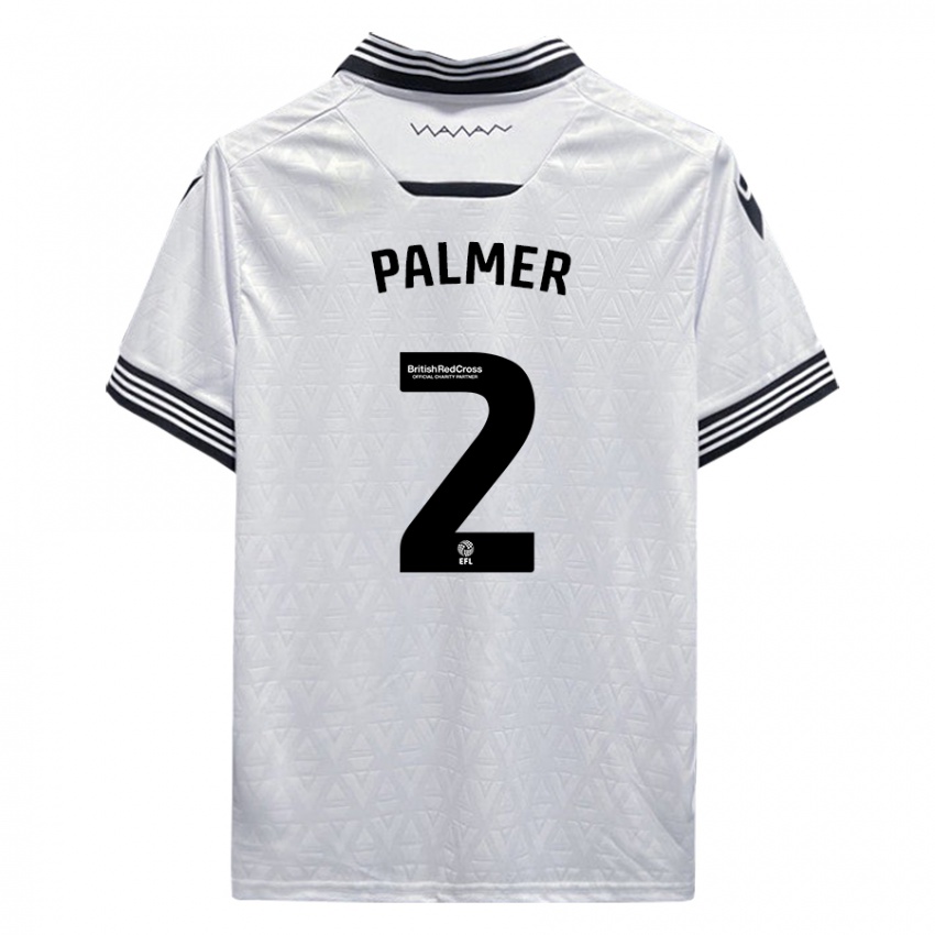 Kinder Liam Palmer #2 Weiß Auswärtstrikot Trikot 2023/24 T-Shirt Schweiz