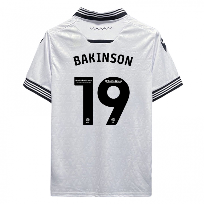 Kinder Tyreeq Bakinson #19 Weiß Auswärtstrikot Trikot 2023/24 T-Shirt Schweiz