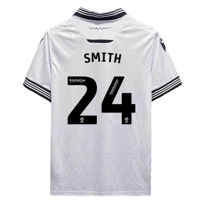 Kinder Michael Smith #24 Weiß Auswärtstrikot Trikot 2023/24 T-Shirt Schweiz