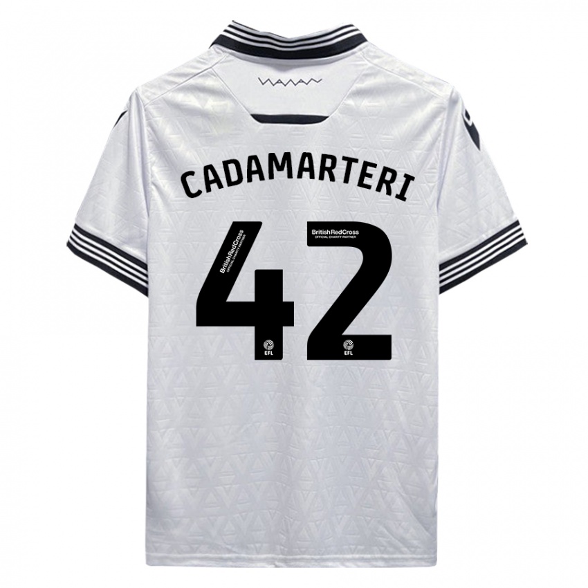 Kinder Bailey Cadamarteri #42 Weiß Auswärtstrikot Trikot 2023/24 T-Shirt Schweiz