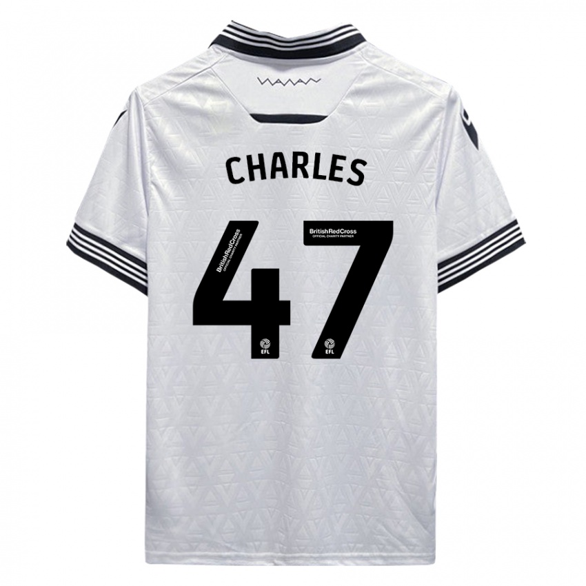 Kinder Pierce Charles #47 Weiß Auswärtstrikot Trikot 2023/24 T-Shirt Schweiz