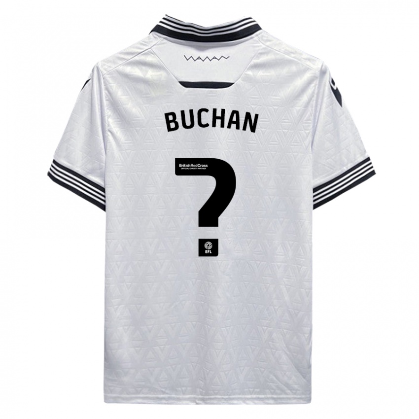 Kinder Jay Buchan #0 Weiß Auswärtstrikot Trikot 2023/24 T-Shirt Schweiz