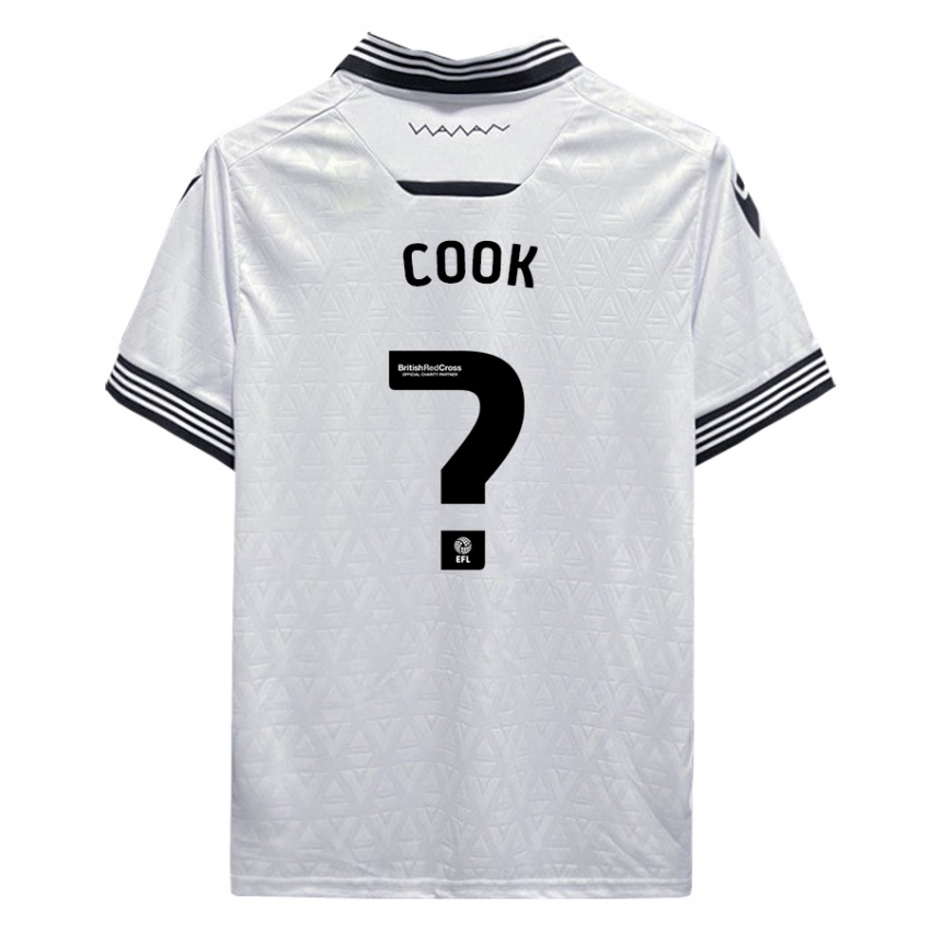 Kinder Luke Cook #0 Weiß Auswärtstrikot Trikot 2023/24 T-Shirt Schweiz