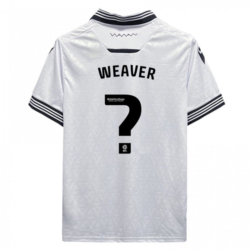 Kinder Ernie Weaver #0 Weiß Auswärtstrikot Trikot 2023/24 T-Shirt Schweiz