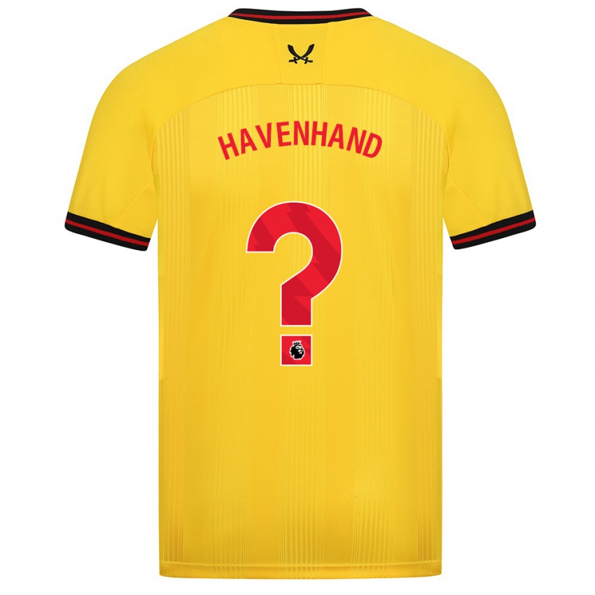 Kinder Kurtis Havenhand #0 Gelb Auswärtstrikot Trikot 2023/24 T-Shirt Schweiz