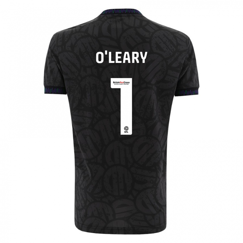 Kinder Max O'leary #1 Schwarz Auswärtstrikot Trikot 2023/24 T-Shirt Schweiz