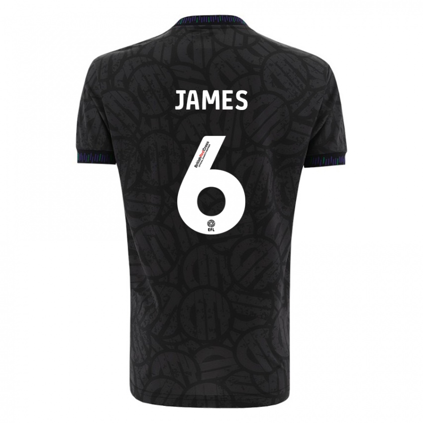 Kinder Matty James #6 Schwarz Auswärtstrikot Trikot 2023/24 T-Shirt Schweiz